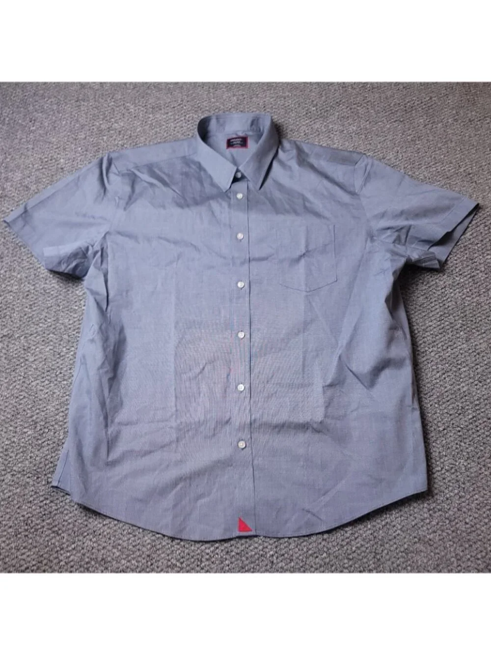 UNTUCKit Petrus Shirt Mens 2XL  Blue Button Short Sleeve Cotton